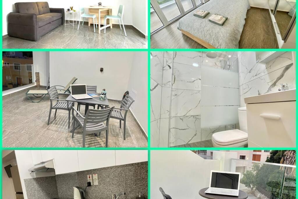 Appartamento Ev Zin - Modern, Cozy, 1 Bed, Pool, 2 Balconies, A105 Paphos Esterno foto